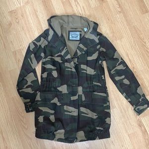 Levi’s Camo Hooded Jacket